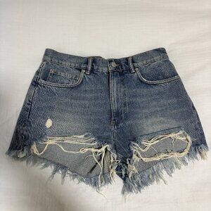 All Saints Denim Shorts (Size 27)